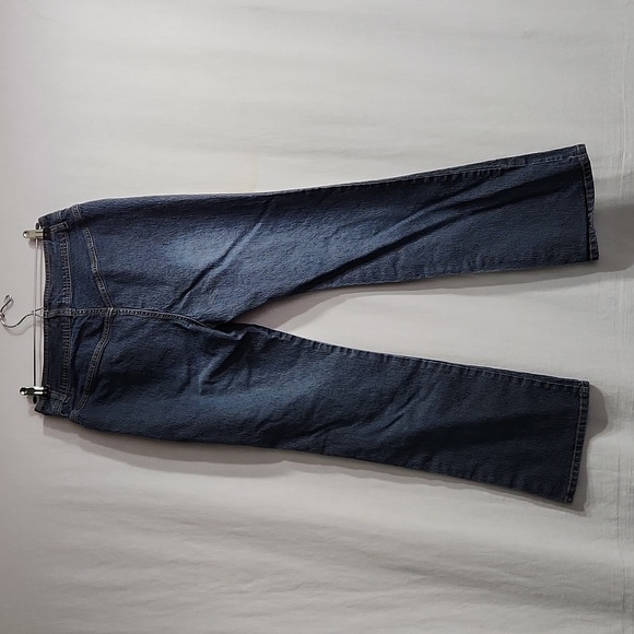 Denim Trousers with Decorative Pockets - Picture 2 of 5